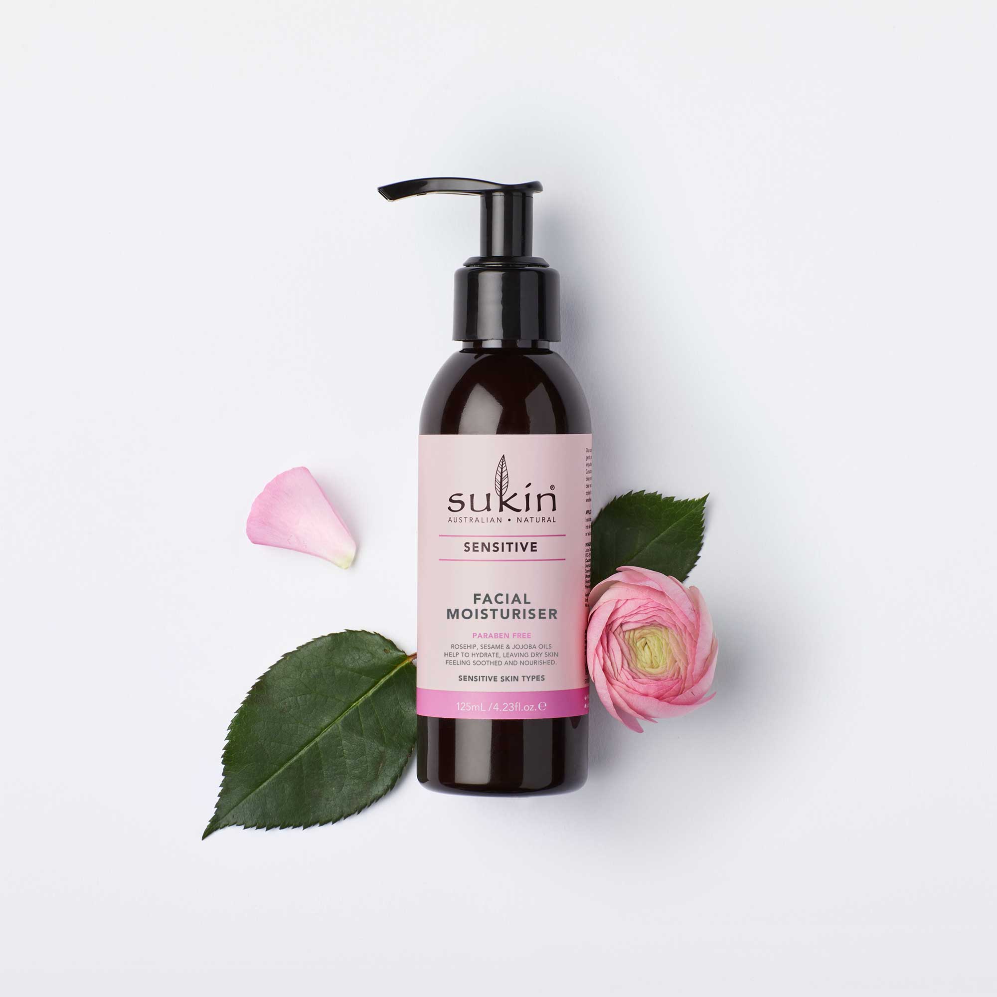 Sukin Natural Facial Moisturiser | Sensitive 125ml